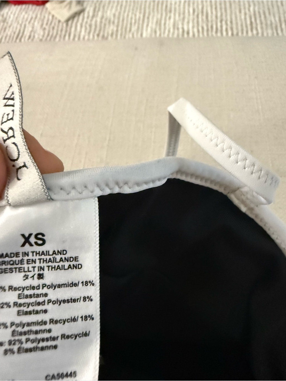 Jcrew Black and White Contrast Bandeau Bikini Set - Women Swim - Picture 3 of 3